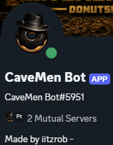 CaveMen Bot profile
