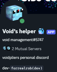 Void's helper profile
